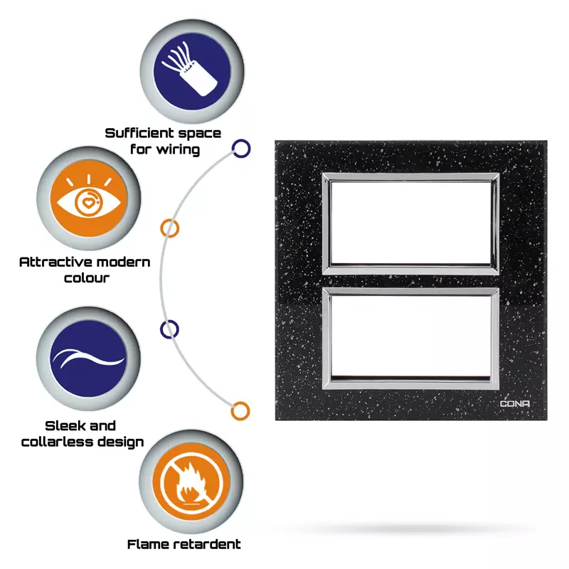 Cona 14909 Black Granite 1 Module