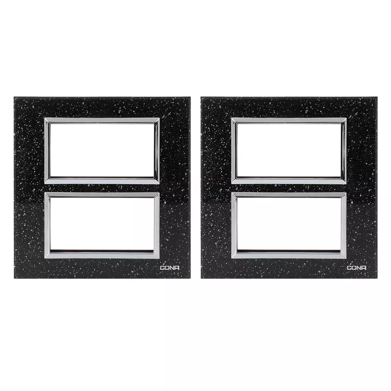 Cona 14909 Black Granite  1 Module Pack of 2