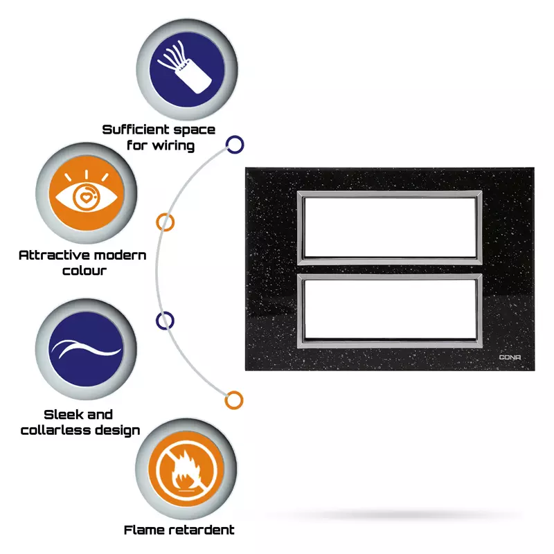Cona 14912 Black Granite 1 Module
