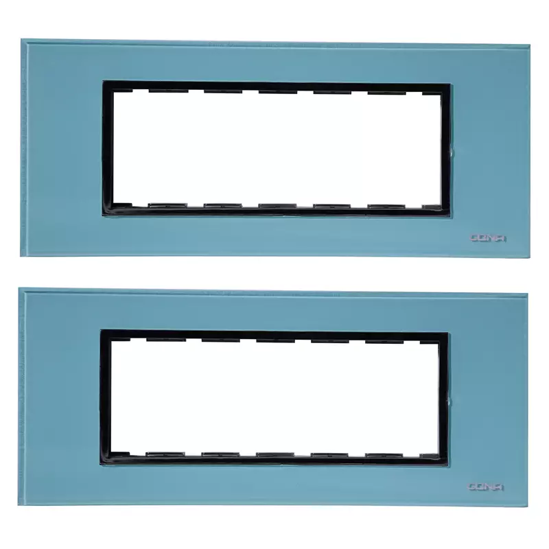 Cona 10506 Natural Glass  Modular Plate Pack of 2