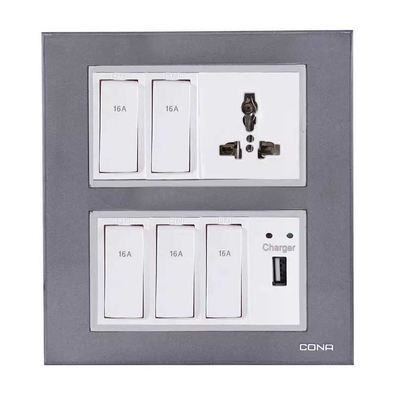 Cona 10509 Graphic Grey Modular Plate