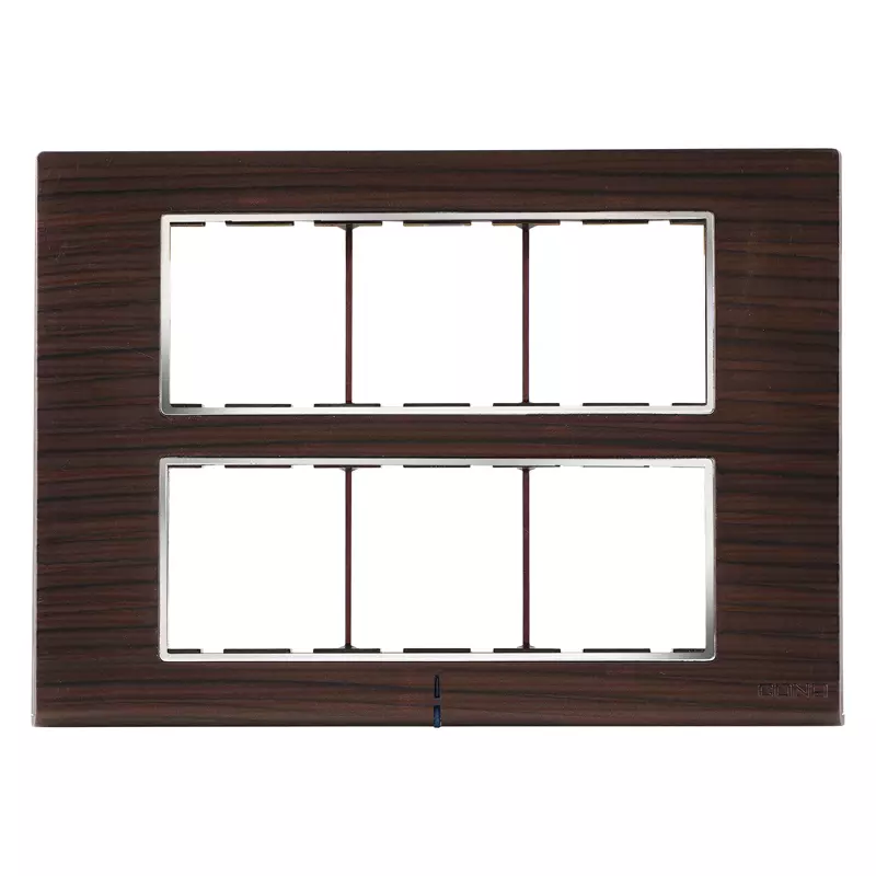 Cona 10812 Natural Wood  Modular Plate Pack of 2