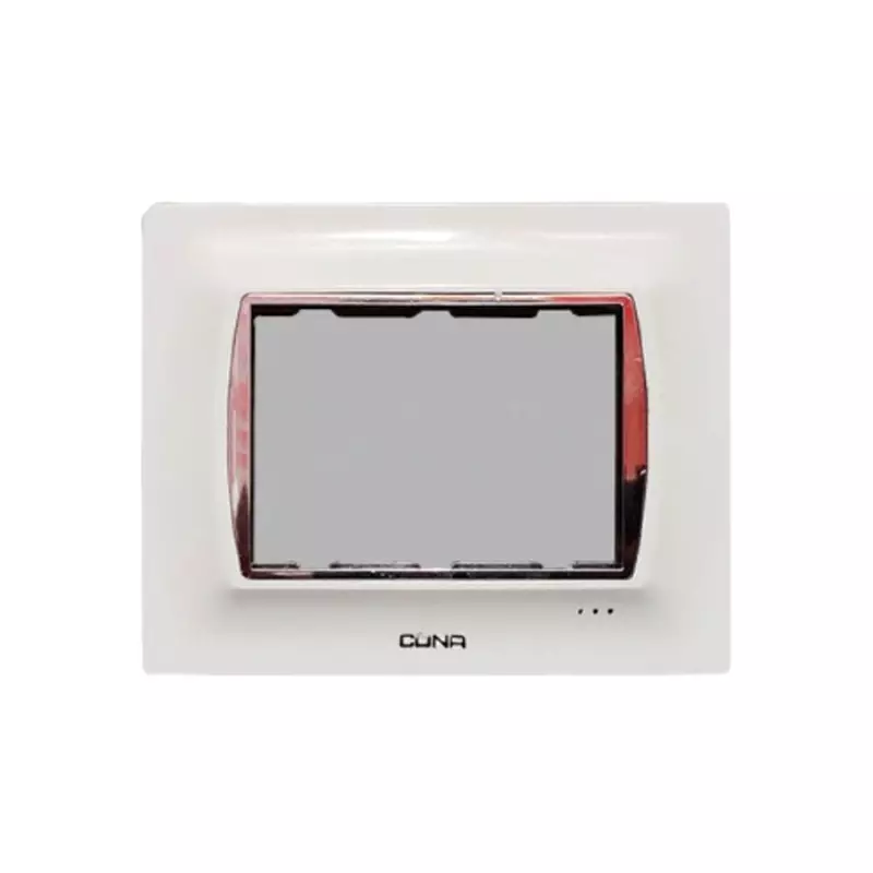 Cona MN1103 Olive Series 3 Module Polycarbonate NuGlow Modular Plate White