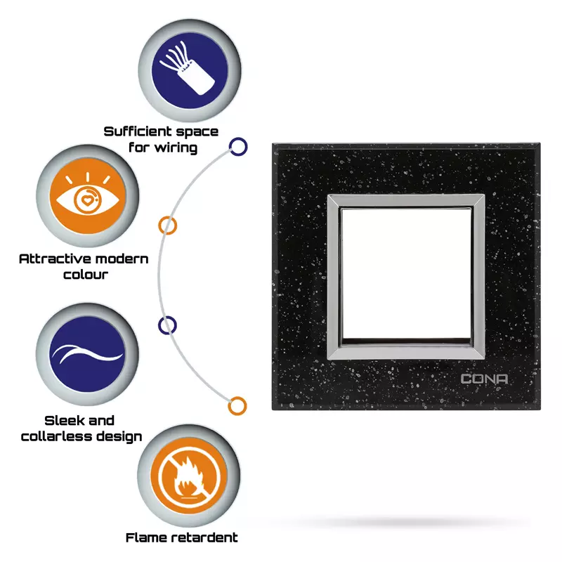 Cona 14902 Black Granite 1 Module