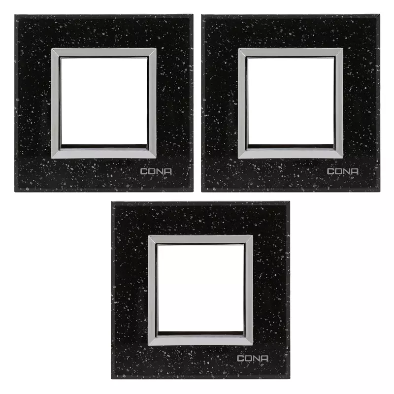 Cona 14902 Black Granite  1 Module Pack of 3