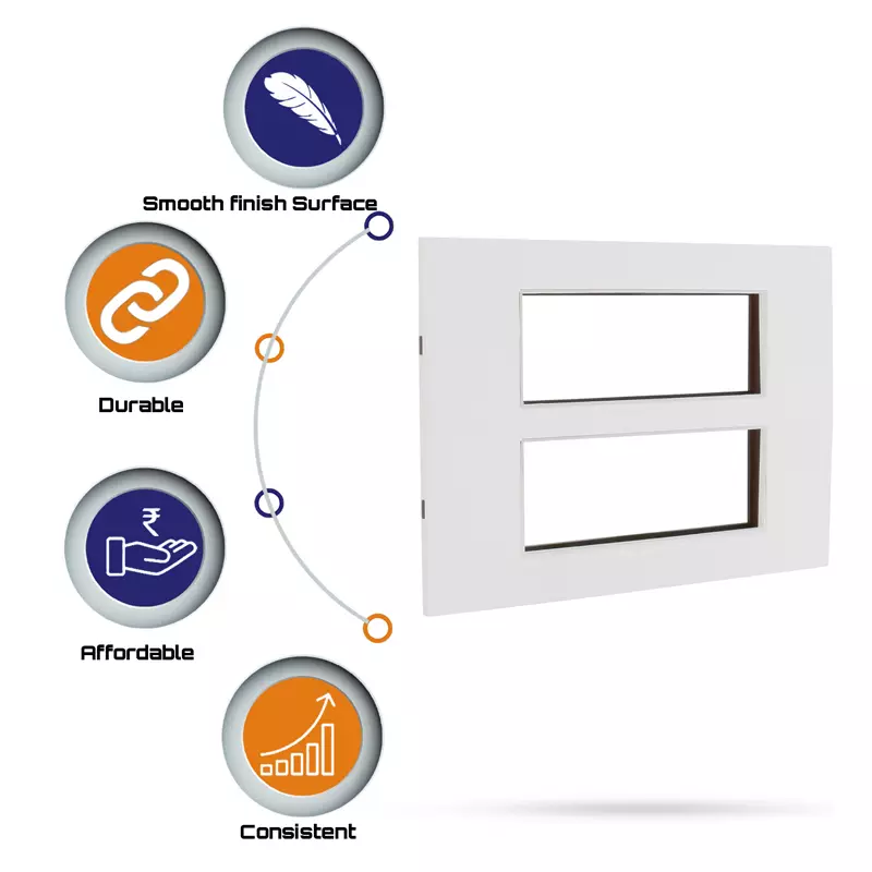 Cona 14812 White  1 Module Pack of 3