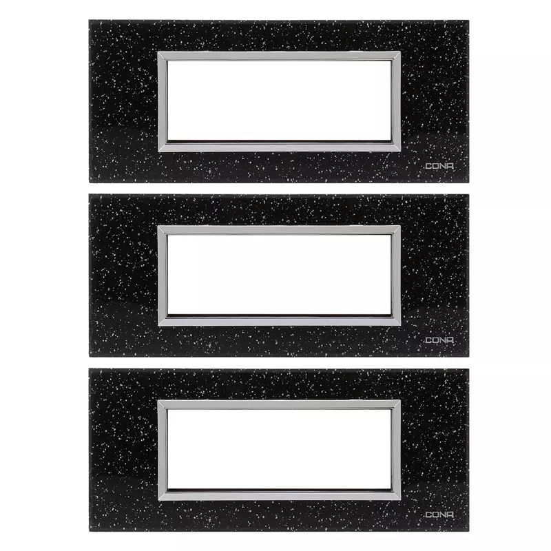 Cona 14906 Black Granite  1 Module Pack of 3