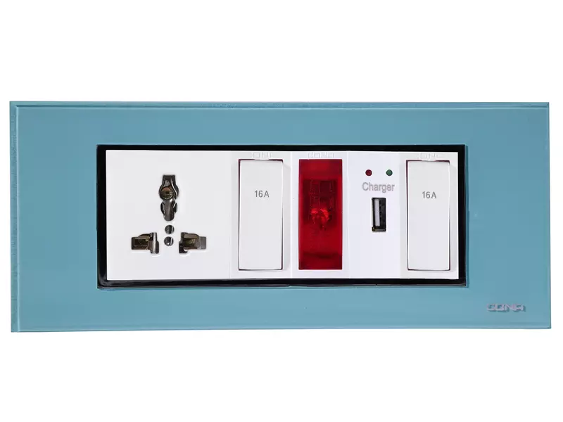 Cona 10506 Natural Glass Modular Plate