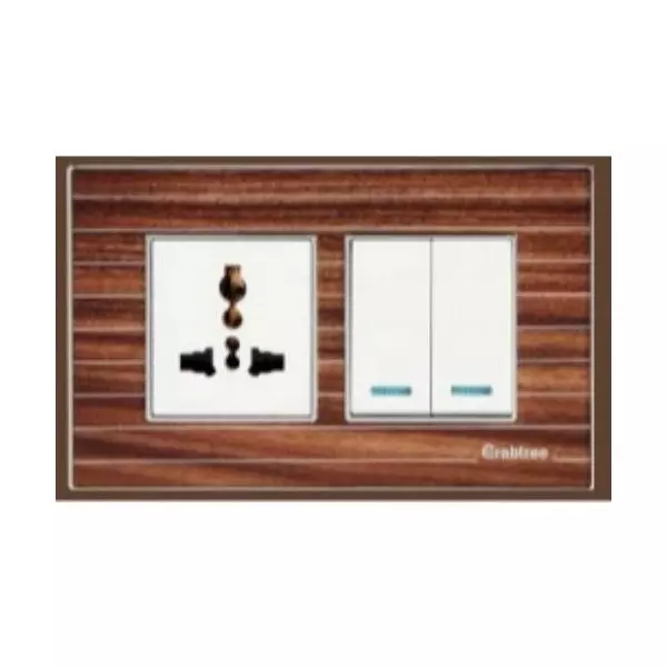 Buy Havells Crabtree ACMPGCDV04 Murano 4M Modular Combined Plates