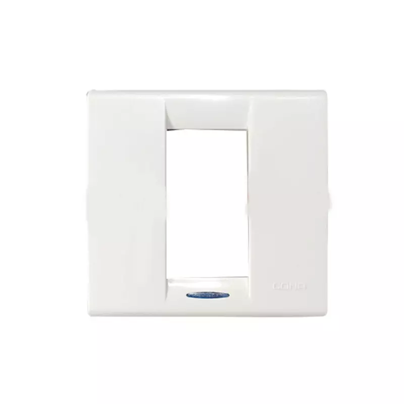 Cona Olive Glow Modular Plate White 1 Module, M1101
