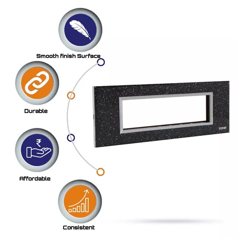 Cona 14908 Black Granite 1 Module