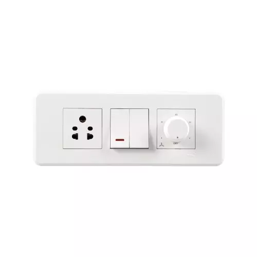 Havells Reo Elegant White Cover Plate