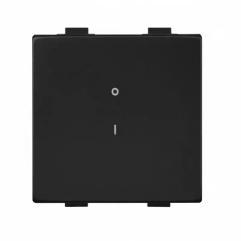 Anchor Roma Plus D.P. Switch With LED Indicator 32 A Current Rating 2 Module Black for Homes, Offices & Commercial Use, 279232