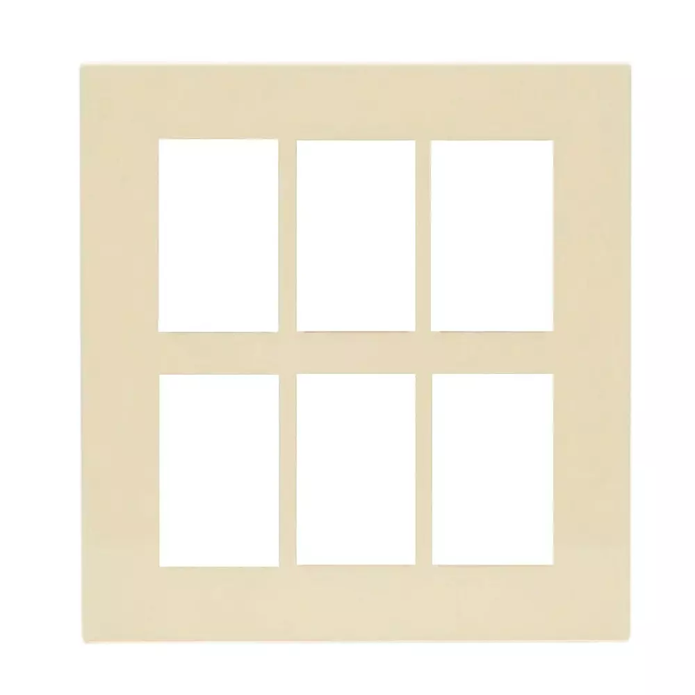 Goldmedal Curve Cristallo Cover Plate with Mounting Frames 222x151 mm Size 12 Module Mettalik Ocean Pearl for Commecial and Industrial Use, 41201