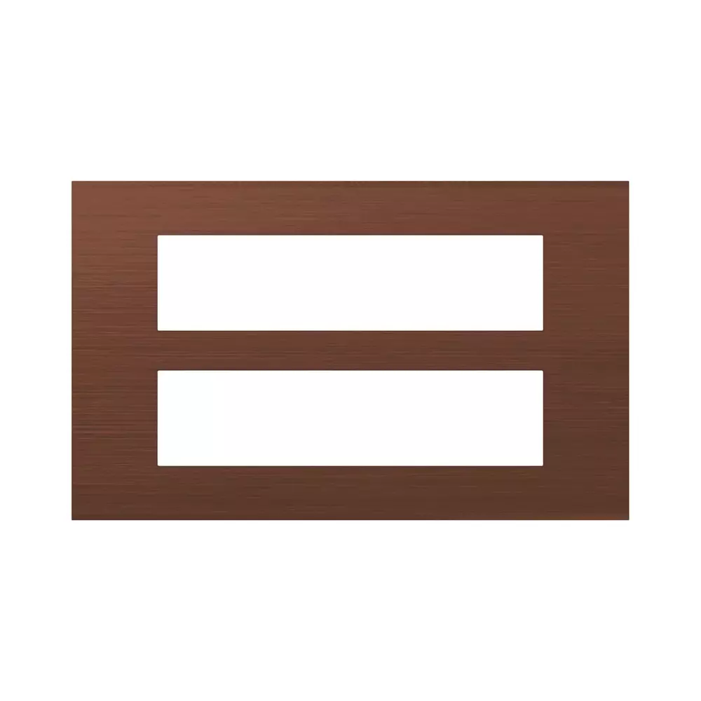 Norisys CUBE Series 14 Module Solid Aluminum Plate with Frame Dark Bronze, CA314 .14