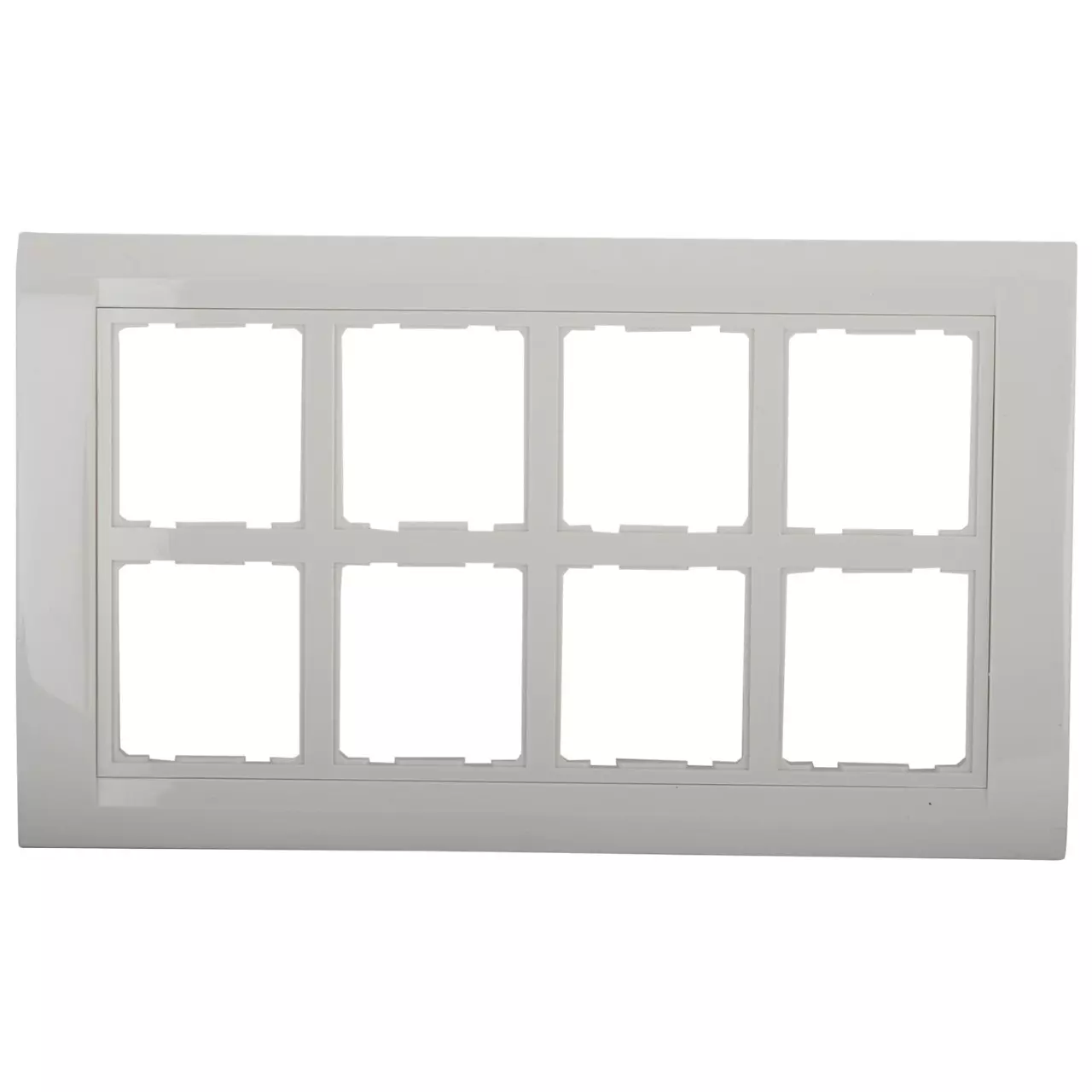 GreatWhite Chrome Evo Modular Plates 16 Module in White Chrome Color and Plastic Body, 20616-WHC (Pack of 5)