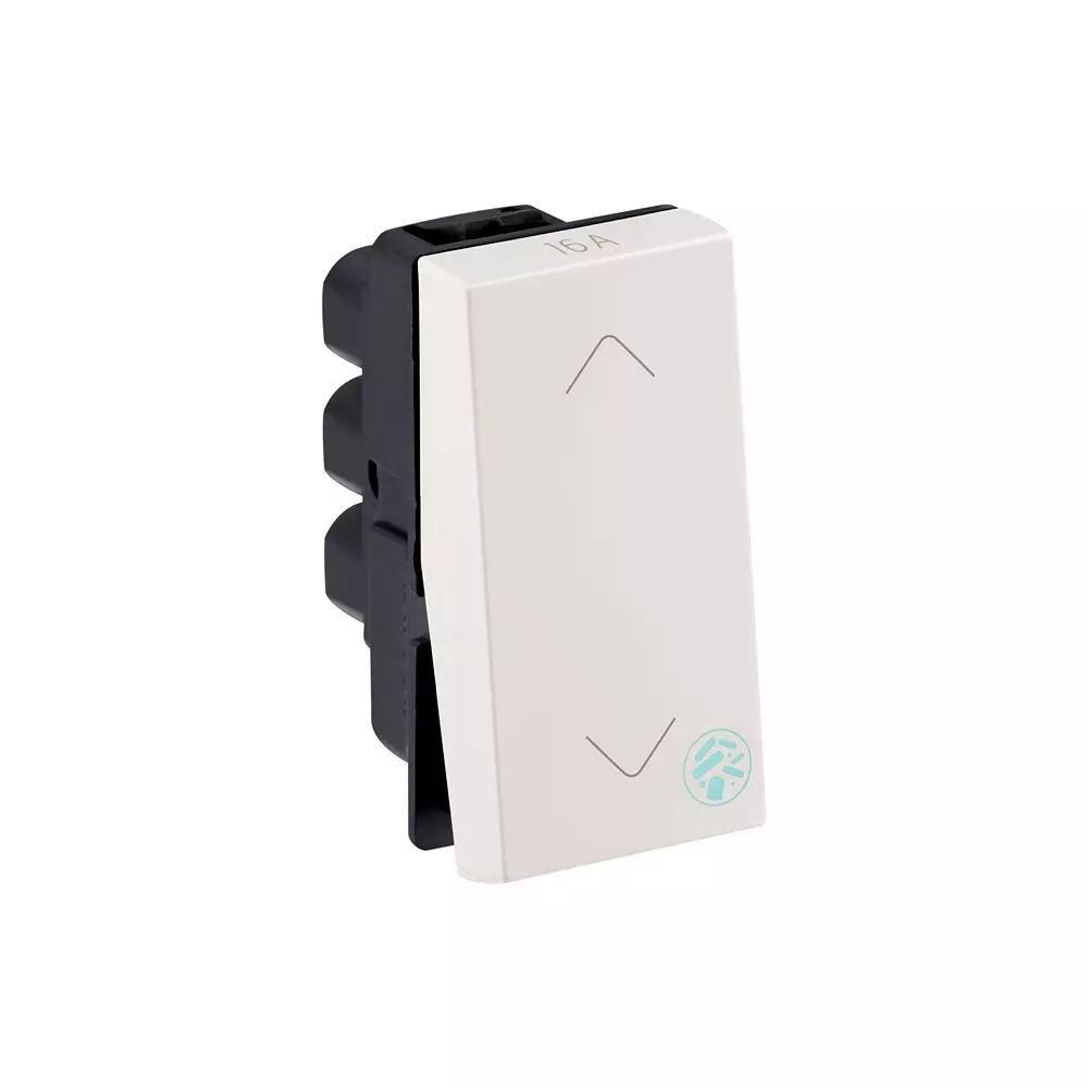 Legrand Anti - Bacterial Switch Myrius Classic White 1 Module, 6793 23