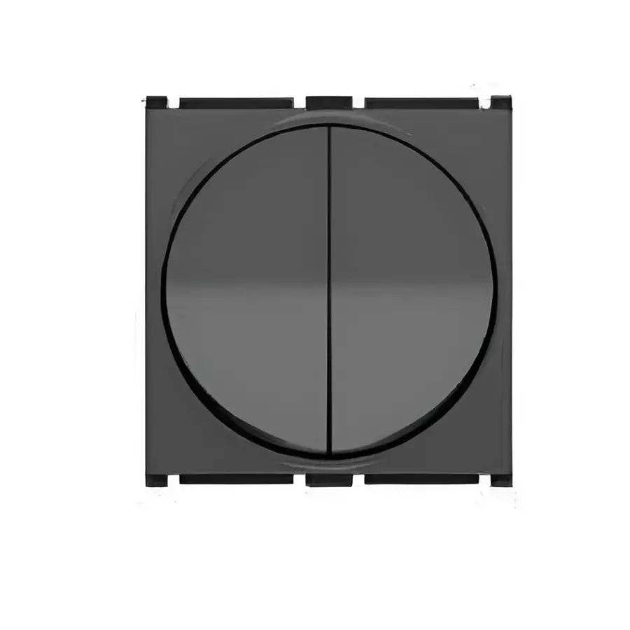 Goldmedal Modular 2 Switch 20 Amp 1 Way 2 M Carbon Grey, 182620