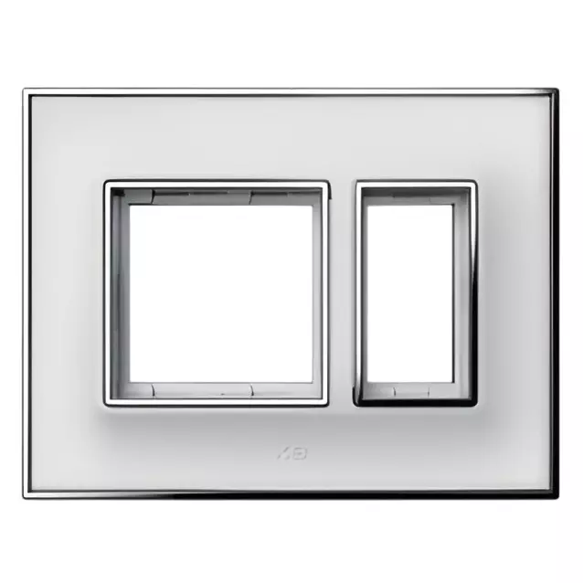 K9 Evoq Cover Plate With Base Frame Amaze 3 Module White, 9453 (Pack of 10)