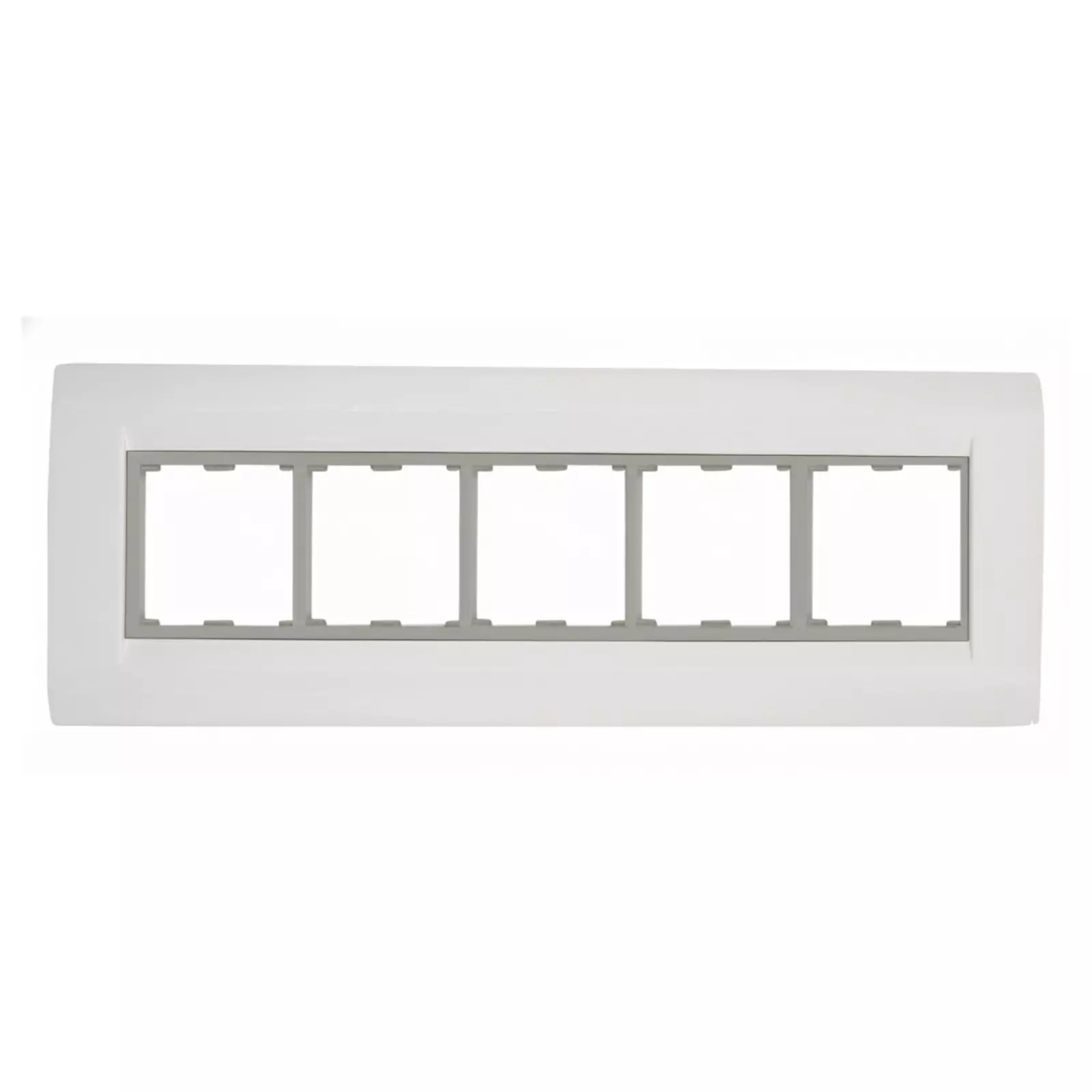 HOSPER Universal Series Classic Modular Plate White 10 Module 12½x4½ inch, RC08
