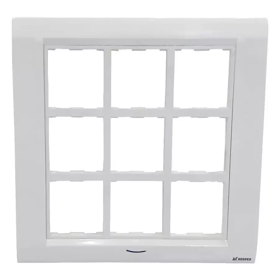 HOSPER Universal Series Classic Modular Plate White 18 Module 10½x8½ inch, RC12