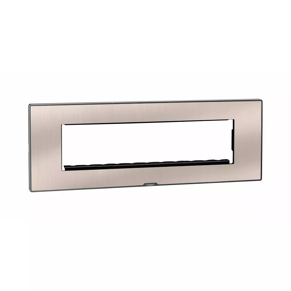 legrand-myrius-series-8-m-modular-cover-plate-with-frame-high-grade-polycarbonate-pearl-champagne-6795-68
