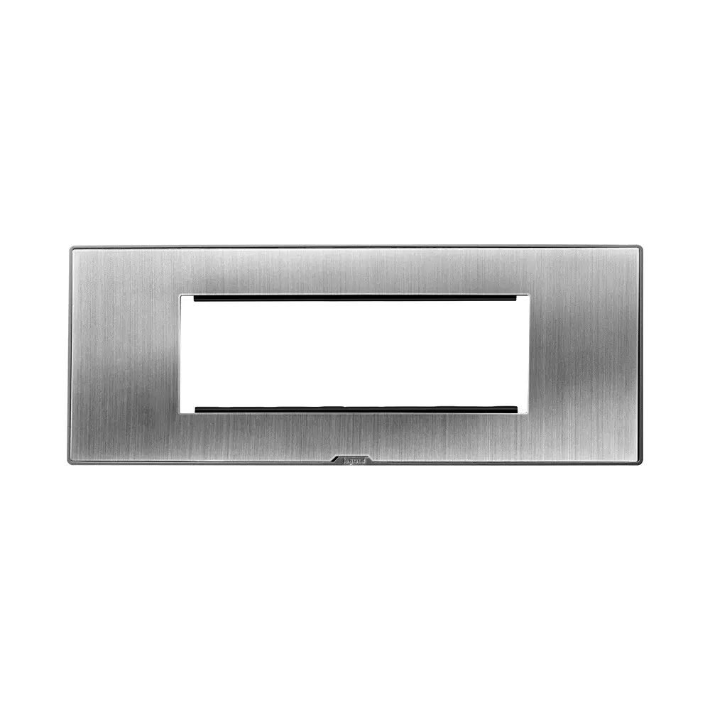 legrand-myrius-series-8-m-modular-cover-plate-with-frame-high-grade-polycarbonate-sonic-silver-6795-88