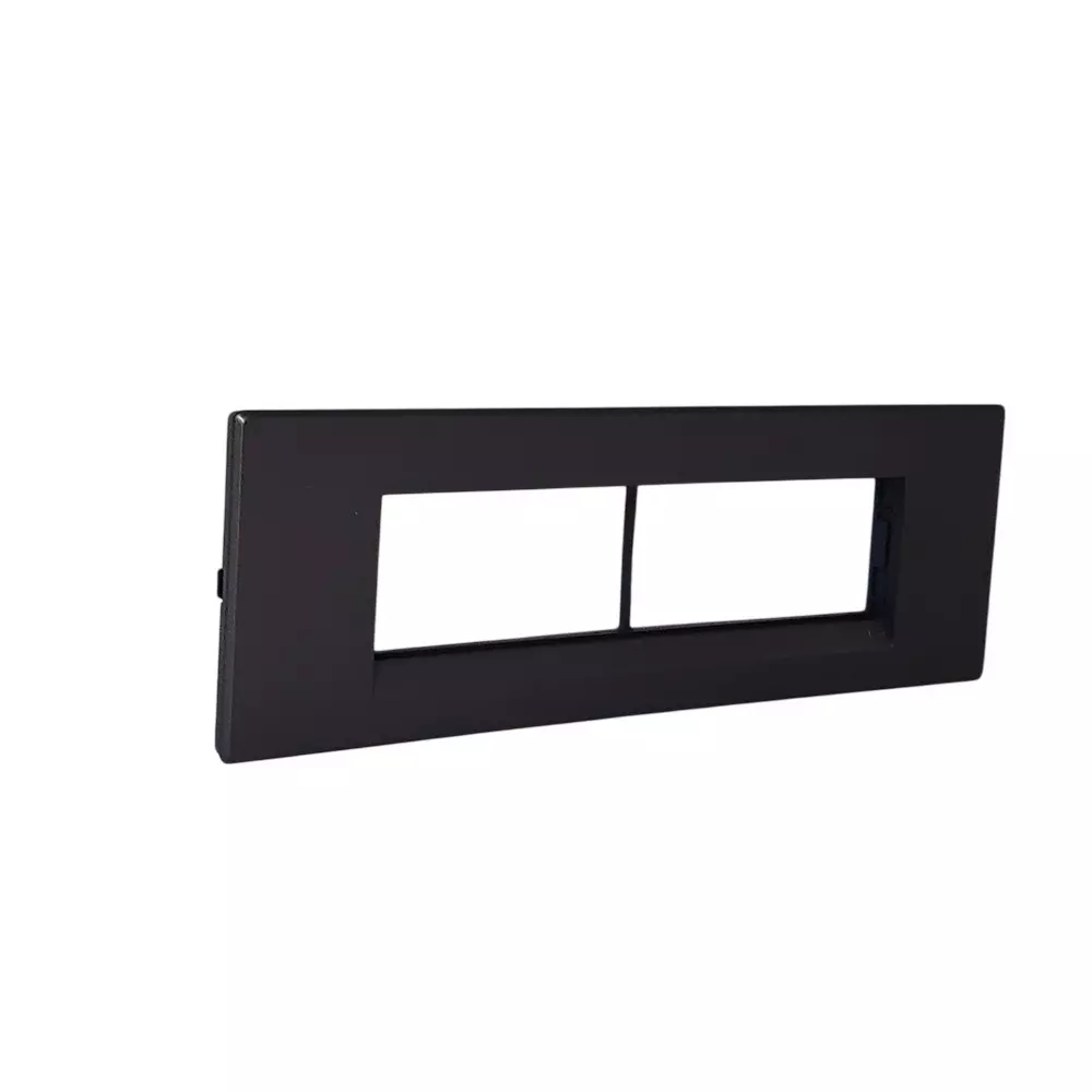 lt-lauritz-knudsen-englaze-plastic-horizontal-cover-plate-with-plastic-grid-frame-champagne-gold-color-8-module-cb92108fc01