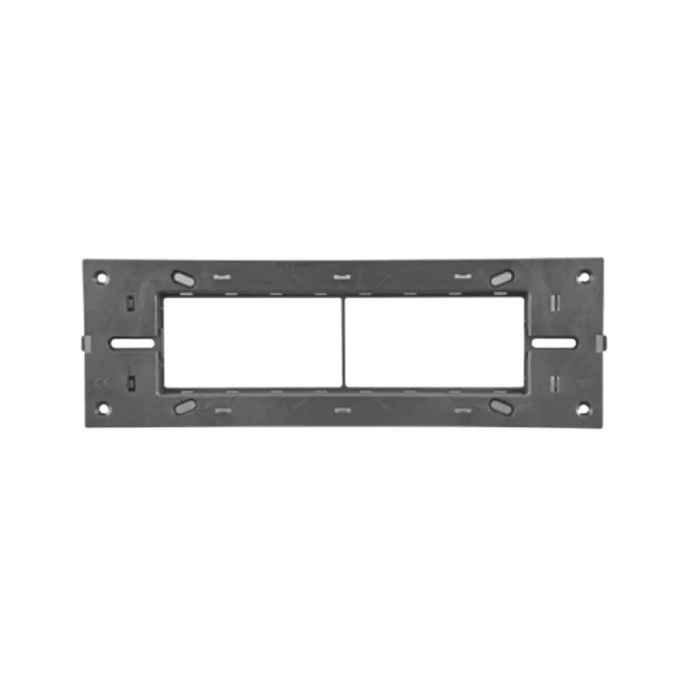 lt-lauritz-knudsen-englaze-plastic-horizontal-cover-plate-with-plastic-grid-frame-champagne-gold-color-8-module-cb92108fc01