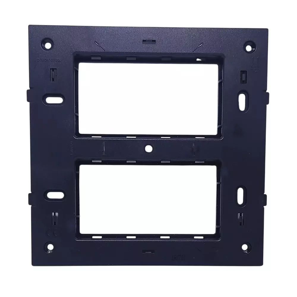 lt-lauritz-knudsen-englaze-plastic-square-cover-plate-with-plastic-grid-frame-champagne-gold-color-8-module-cb92208fc01