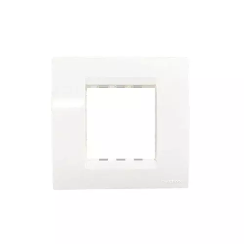 GreatWhite Chrome Evo Modular Plates 2 Module in White Chrome Color and Plastic Body, 20602-WHC (Pack of 20)