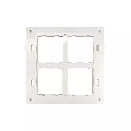 GreatWhite Chrome Evo Modular Plates 8 Module Vertical in White Chrome Color and Plastic Body, 20608-WHC (Pack of 5)