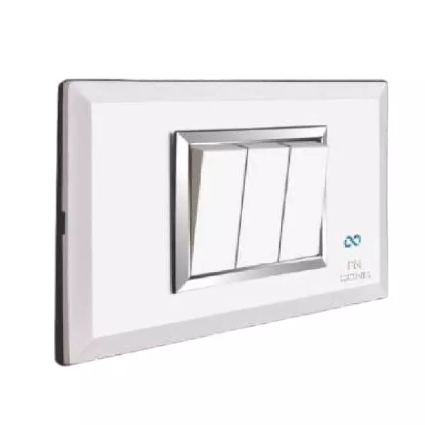 Cona Platinum Modular Plate 3 M Snow White Polycarbonate, 14603