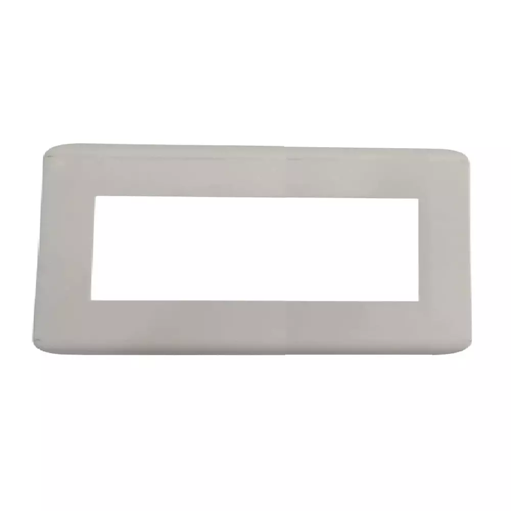HOSPER Universal Series Classic Modular Plate Long White 8 Module 10½x4½ inch, RC06