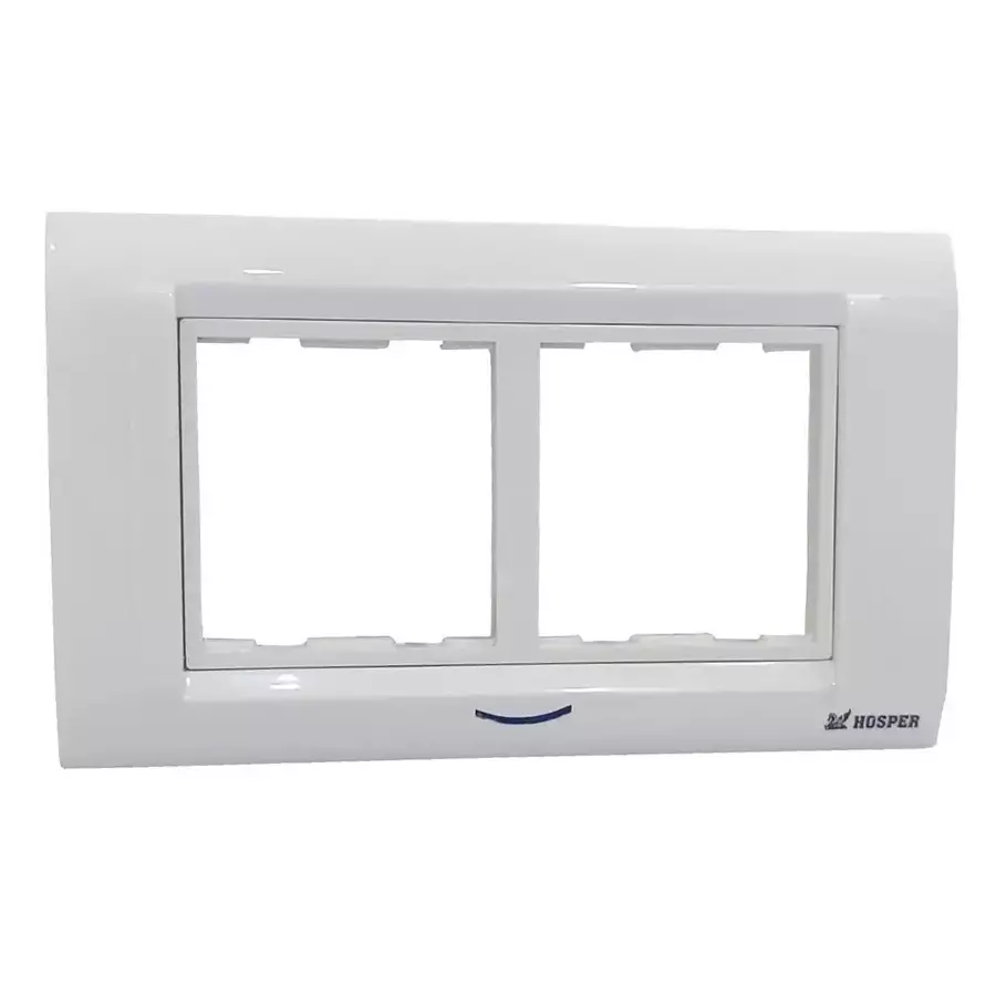HOSPER Universal Series Indicator Modular Plate White 4 Module 5x3 inch, RI04