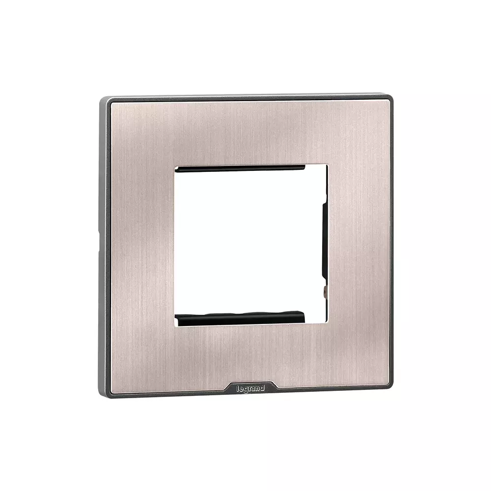 Legrand Myrius Series 2 M Modular Cover Plate with Frame High Grade Polycarbonate Pearl Champagne, 6795 62