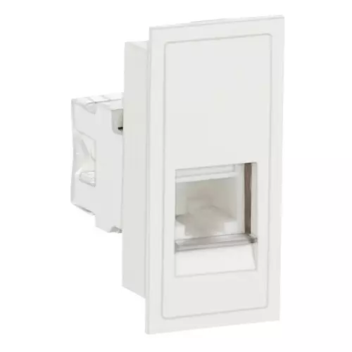 Golek Rider RJ11 Telephone Jack With Shutter 1 Modular, 7210 (Pack of 20)