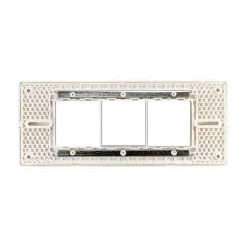 GreatWhite Chrome Evo Modular Plates 6 Module in White Chrome Color and Plastic Body, 20606-WHC (Pack of 10)