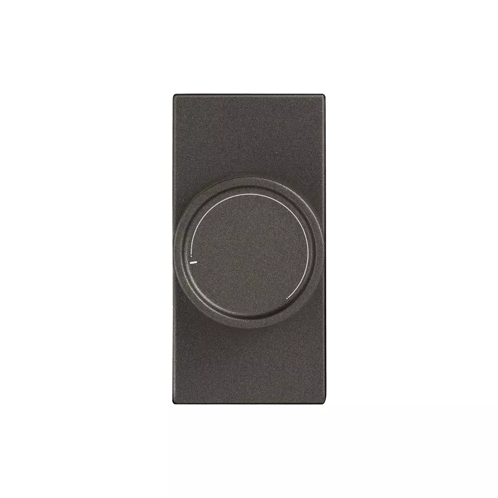 Legrand Rotary LED Light Dimmer Myrius Charcoal Grey 1 Module, 6794 98