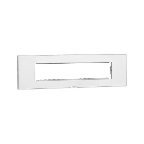 Legrand Cover Plate with Support Frame Myrius Classic White 9 Module, 6795 10 (Pack of 5)