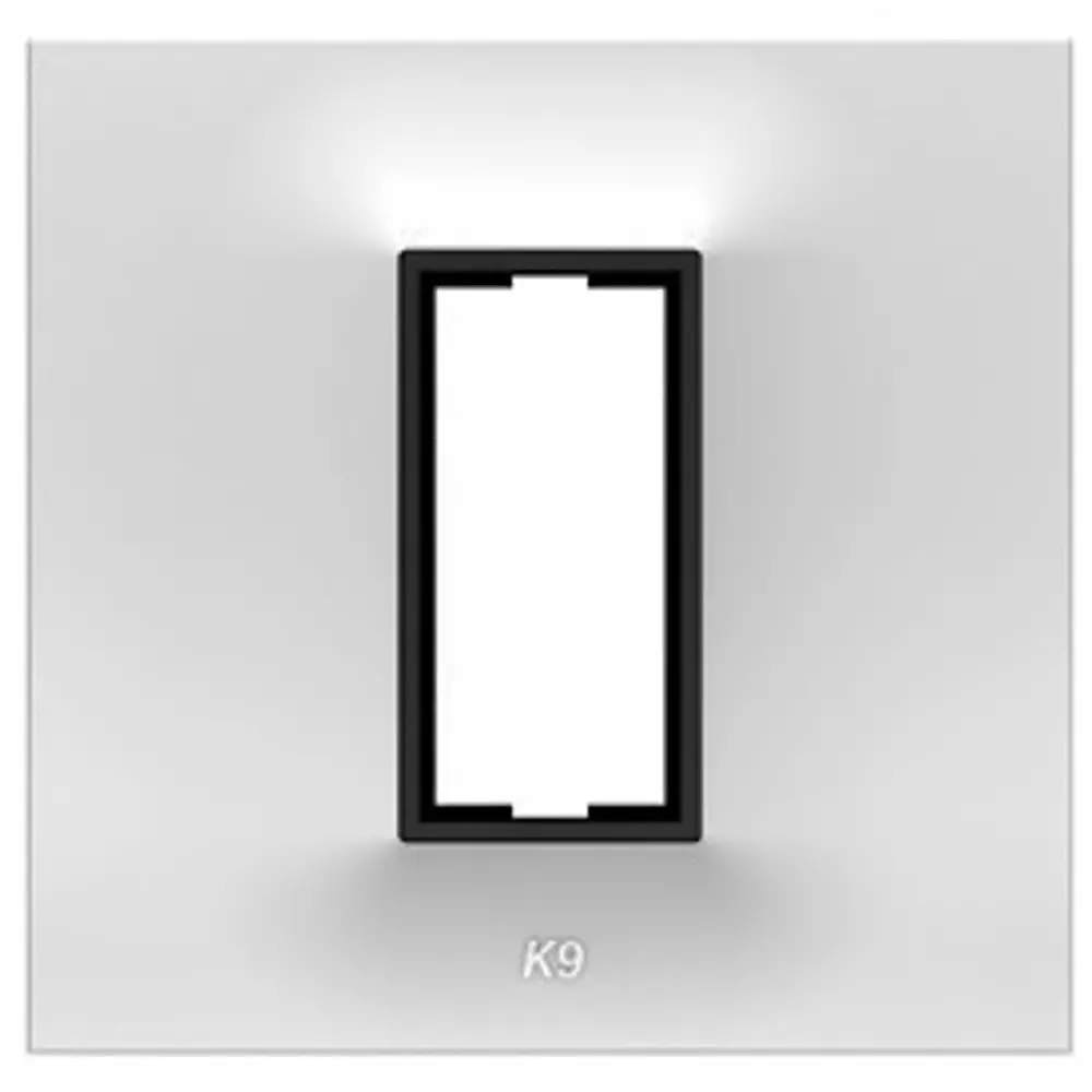 K9 Euro Ultima Plus White Cover Plate With Base Frame (Pack of 10)