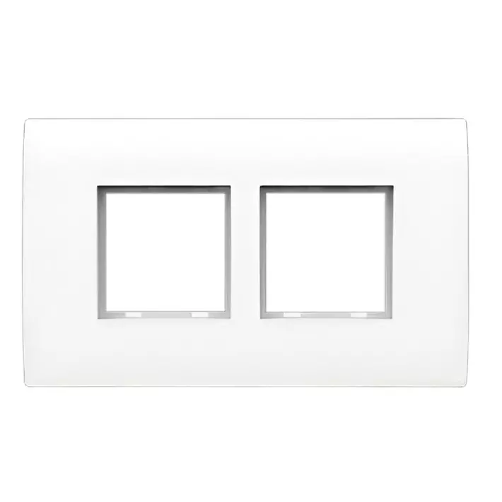 K9 Evoq Cover Plate With Base Frame Matrix 4 Module White, 9304 (Pack of 10)