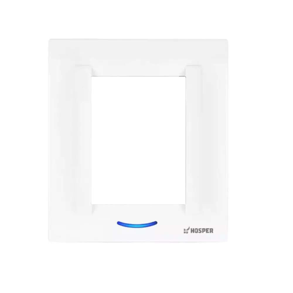 HOSPER Universal Series Indicator Modular Plate White 2 Module 3x3 inch, RI02
