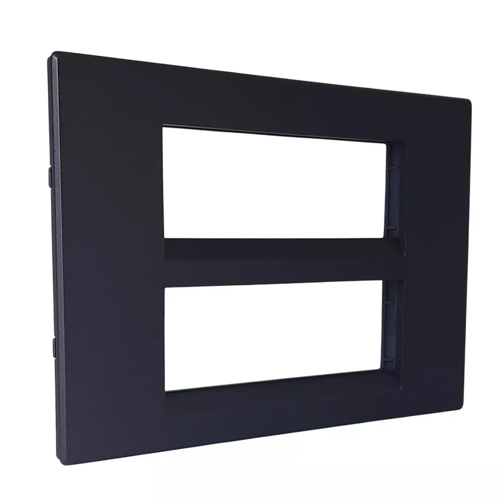 lt-lauritz-knudsen-englaze-plastic-cover-plate-with-plastic-grid-frame-mountain-grey-color-12-module-cb92112fm01