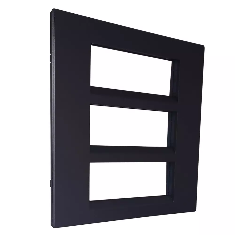 lt-lauritz-knudsen-englaze-plastic-cover-plate-with-plastic-grid-frame-mountain-grey-color-18-module-cb92118fm01