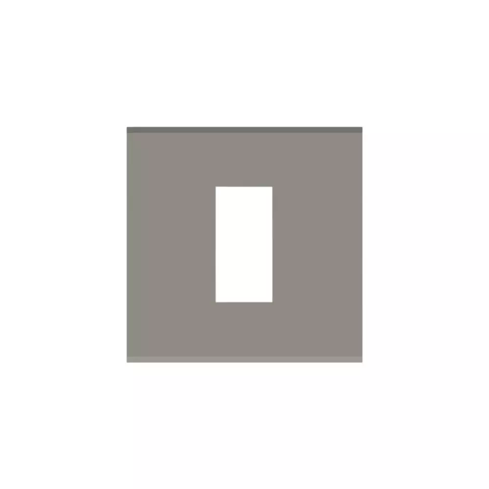 Norisys CUBE Series 1 Module Flat'5 Plate with Frame Quartz Gray, C6401 .02