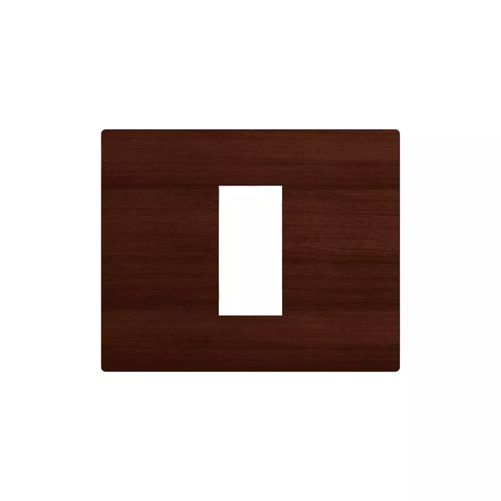 Norisys SQUARE Series Smart Plate with Frame Wood Finish 1 Module, S7631 .27