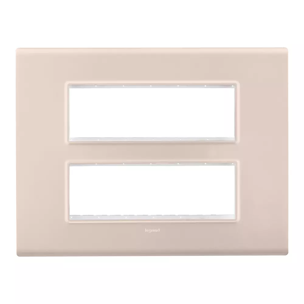Legrand Cover Plate with Support Frame Allzy Rose Gold 12 Module, 6813 63 (Pack of 10)