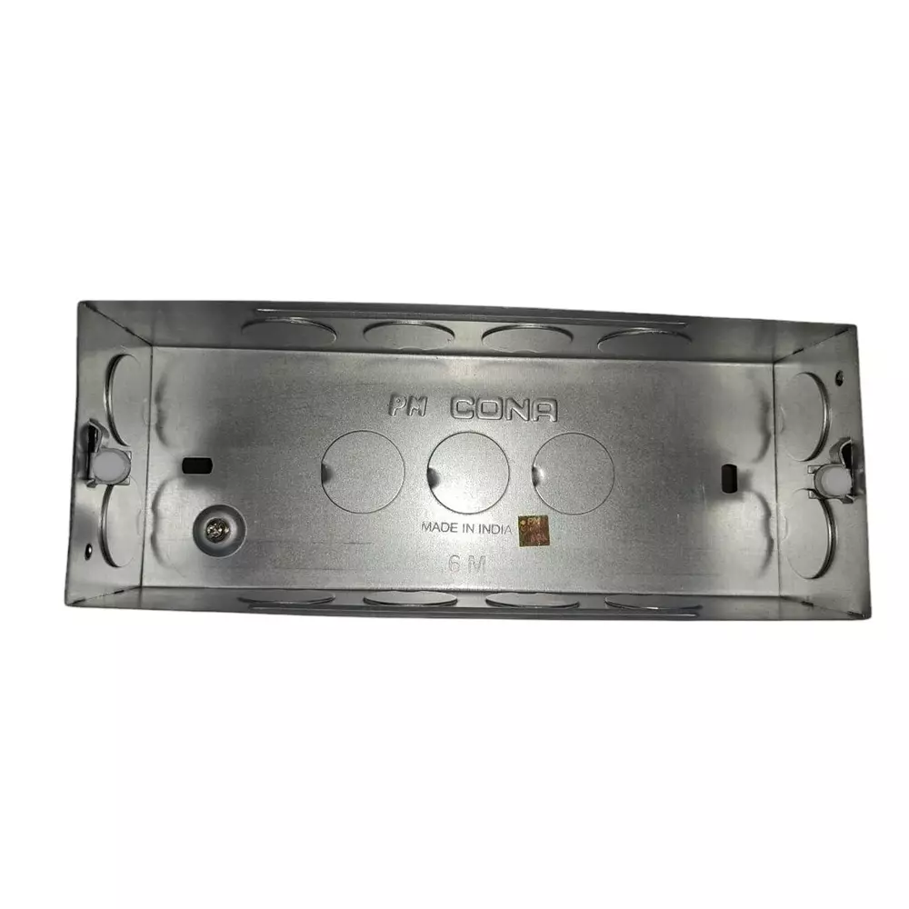 Cona Estella Concealed Boxes 6 M Sliver Metal, 6606
