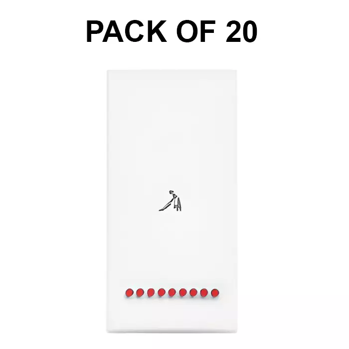 K9 Evoq CMR Switch with Indicator White, 9286 (Pack of 20)